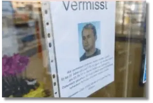 Vermisstenplakat