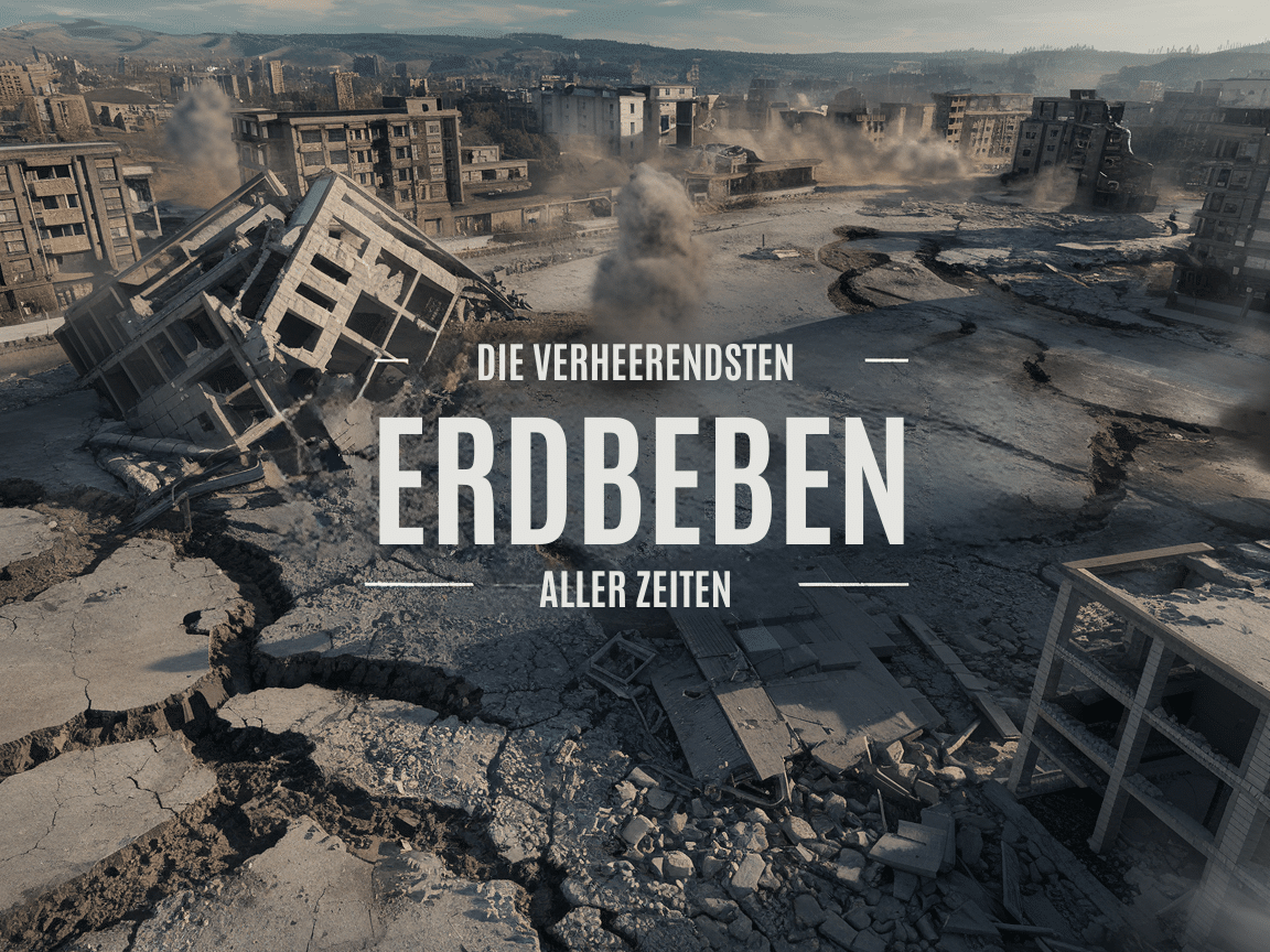 Die verheerendsten Erdbeben aller Zeiten