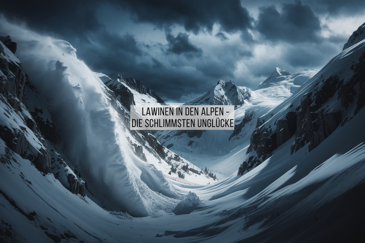 Lawinen in den Alpen